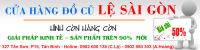THANH LÝ ĐỒ CŨ LỆ SÀI GÒN