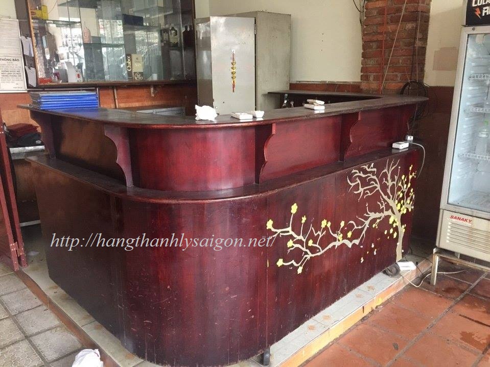 BÁN THANH LÝ QUẦY THU NGÂN GỔ