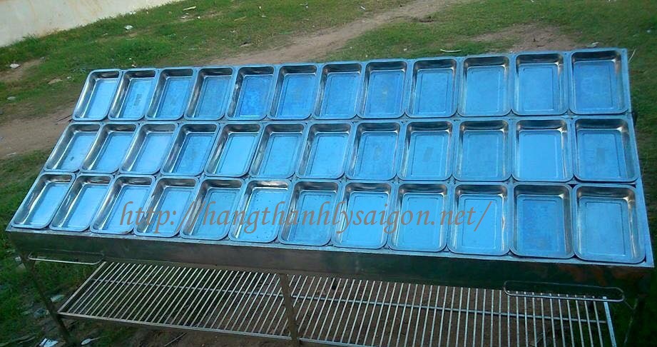 THANH LÝ KỆ ĐỰNG HẢI SẢN INOX
