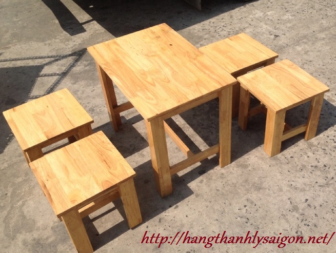 BỘ BÀN GHẾ GỔ BALET THANH LÝ