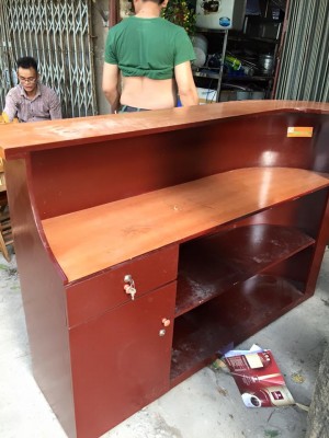 QUẦY THU NGÂN GỔ THANH LÝ