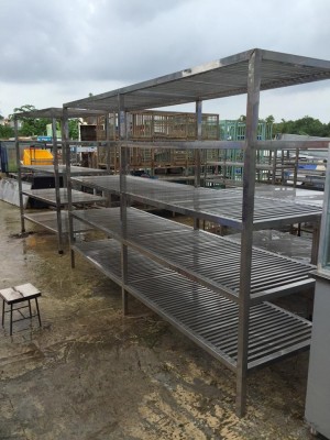 THANH LÝ KỆ BẾP INOX