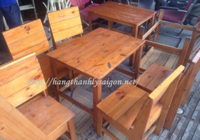 BÀN GHẾ GỔ QUÁN NHẬU THẤP GIÁ RẺ - HẾT HÀNG