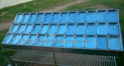 THANH LÝ KỆ ĐỰNG HẢI SẢN INOX