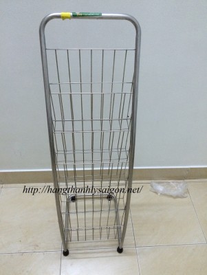 BÁN THANH LÝ KỆ BÁO INOX